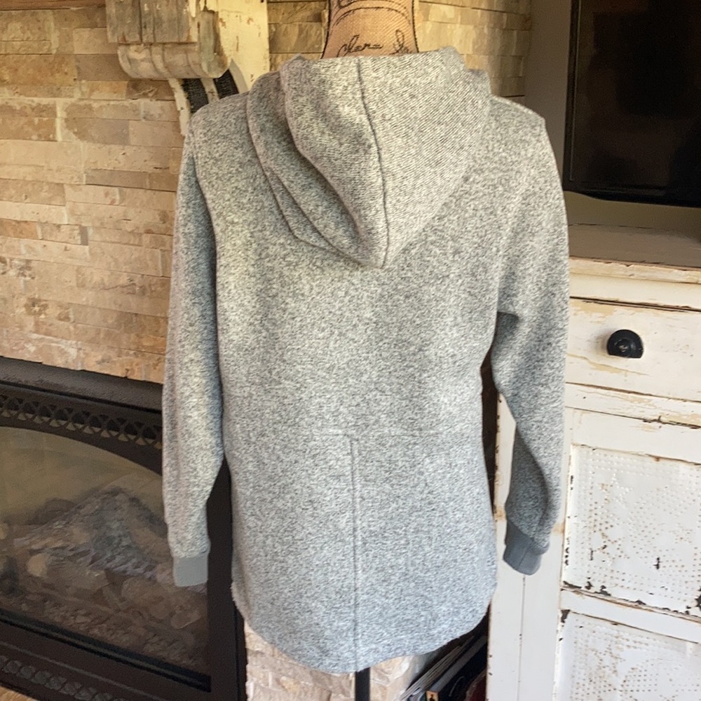 Patagonia Better Sweater button gray marled hooded jacket coat - Picture 12 of 16